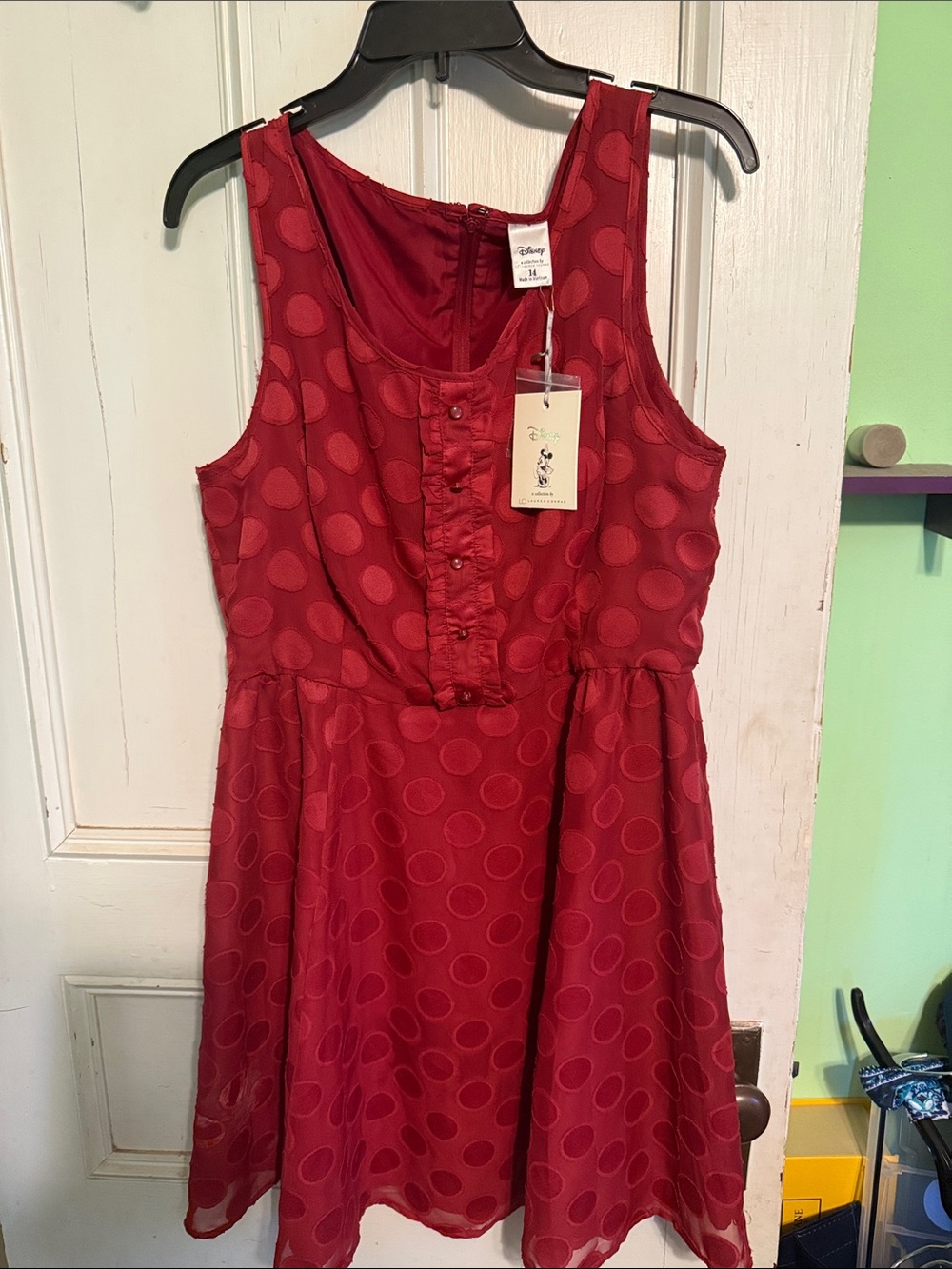 Disney Red Polka Dot Tank Dress